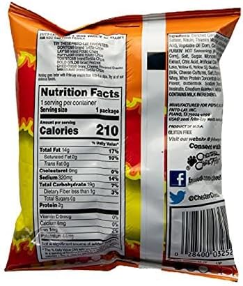 CHEETOS CRUNCHY 1.25OZ - FLAMMIN HOT - Uplift Things