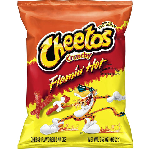 CHEETOS CRUNCHY 3.5 OZ - FLAMIN HOT - Uplift Things