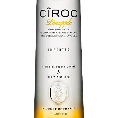 CIROC VODKA 1L - PINEAPPLE - Uplift Things