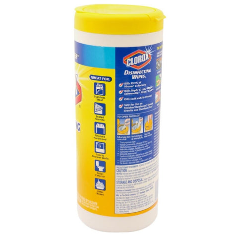 CLOROX DISINFECTING WET WIPES 35PCS - CRISP LEMON - Uplift Things