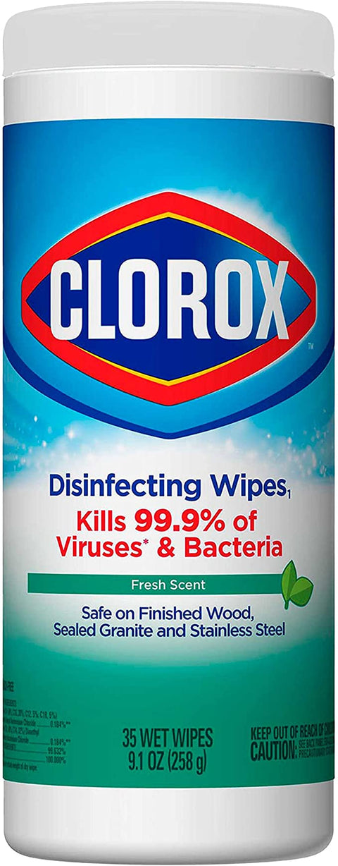 CLOROX DISINFECTING WIPES 35PCS- FRESH SCENT - Uplift Things