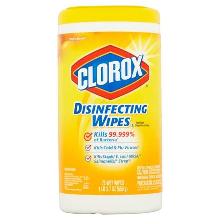 CLOROX DISNFECTING WIPES 75PCS - CITRUS - Uplift Things