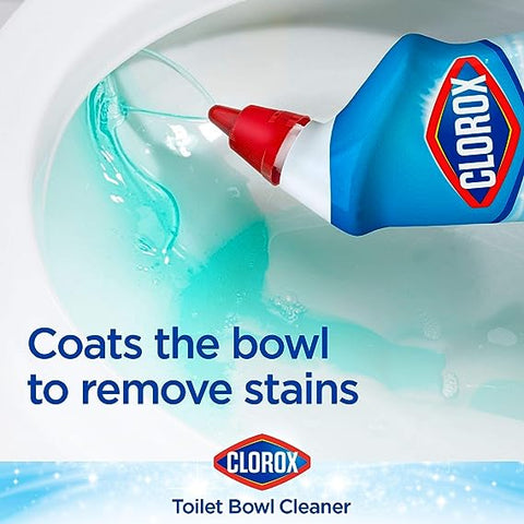 CLOROX TOILET CLEANER 24 OZ - BLEACH GEL OCEAN MIST - Uplift Things