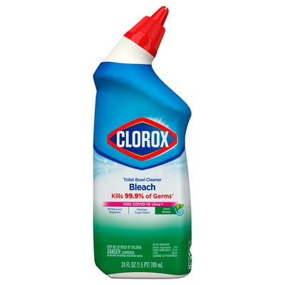 CLOROX TOILET CLEANER 24OZ -BLEACH FRESH BREEZE - Uplift Things