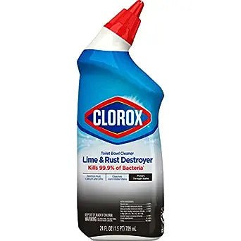 CLOROX TOILET CLEANER 24OZ - LIME & RUST DESTROYER - Uplift Things