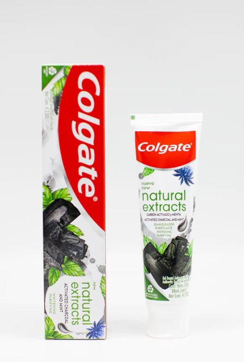 COLGATE TOOTHPASTE 4.2OZ NATURAL EXTRACTS- ACTIVATED CHARCOAL - Uplift Things