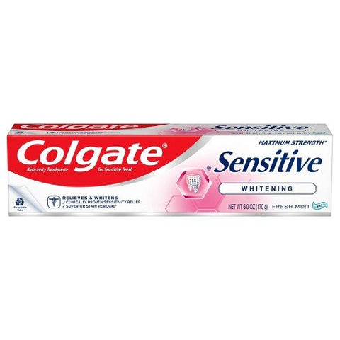 COLGATE TOOTHPASTE 6OZ - SENSITIVE MAX STRENGTH - Uplift Things