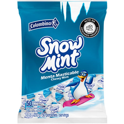 COLOMBINA SNOW MINT 50PCS 200G - Uplift Things