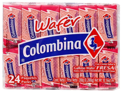 COLOMBINA WAFER 24PCS - STRAWBERRY - Uplift Things