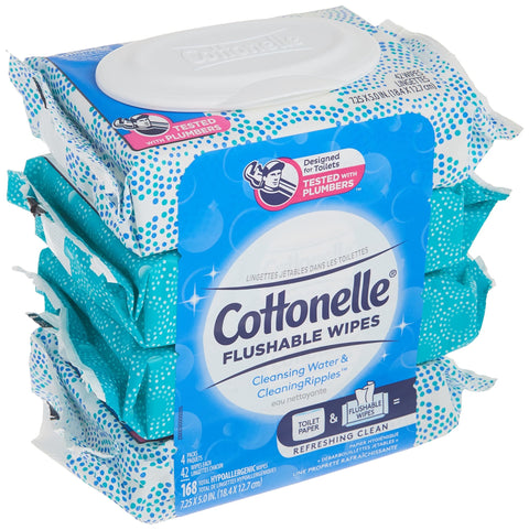 COTTONELLE FLUSHABLE WIPES 42PCS - Uplift Things