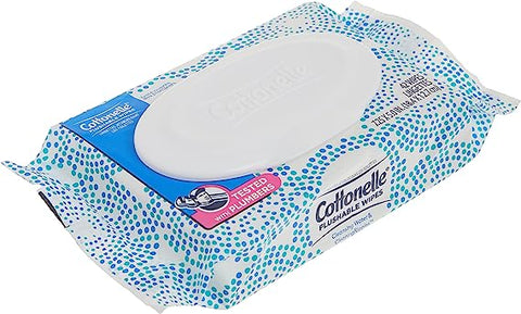 COTTONELLE FLUSHABLE WIPES 42PCS - Uplift Things