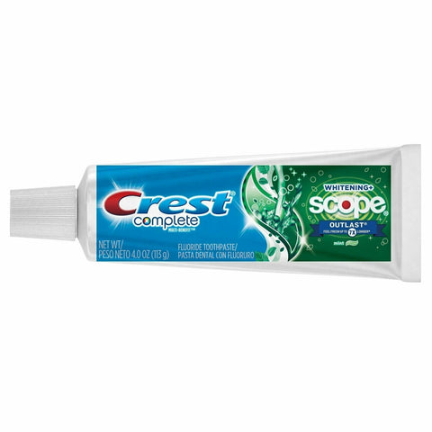 CREST COMPLETE TOOTHPASTE 4 OZ - WHITENING + SCOPE OUTLAST - Uplift Things