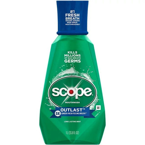 CREST MOUTHWASH 1L - SCOPE OUTLAST - Uplift Things