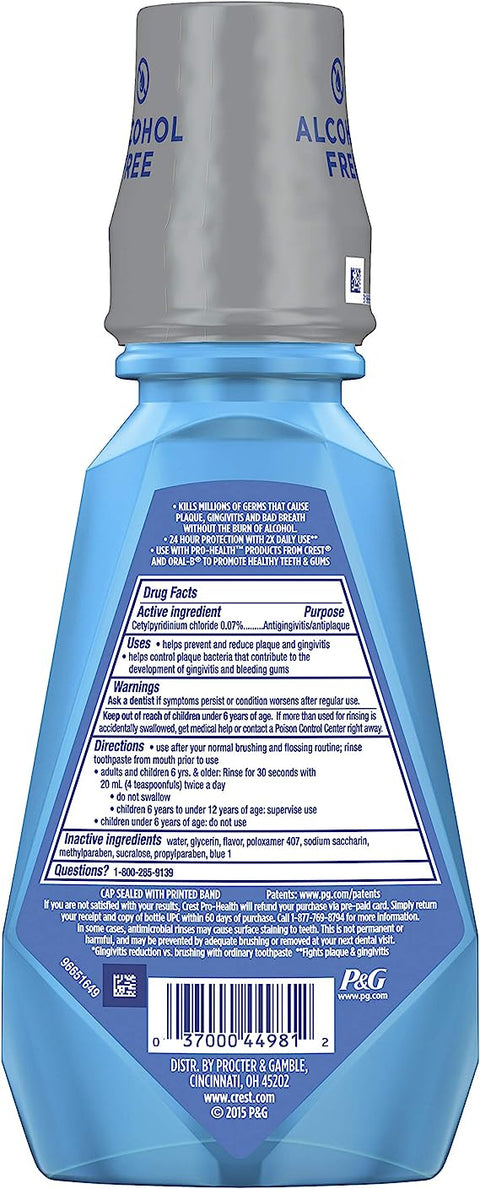 CREST MOUTHWASH 500ML - CLEAN MINT - Uplift Things