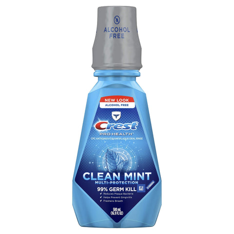 CREST MOUTHWASH 500ML - CLEAN MINT - Uplift Things