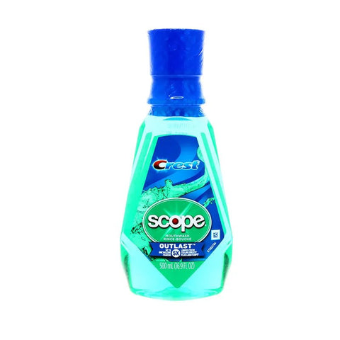 CREST MOUTHWASH 500ML - SCOPE OUTLAST - Uplift Things