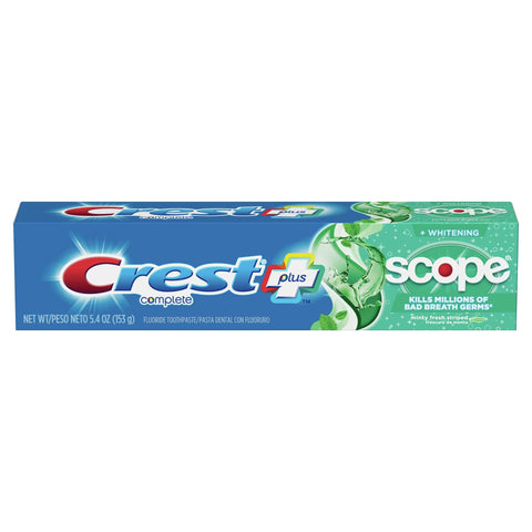 CREST TOOTHPASTE 5.4OZ - SCOPE MINTY FRESH - Uplift Things