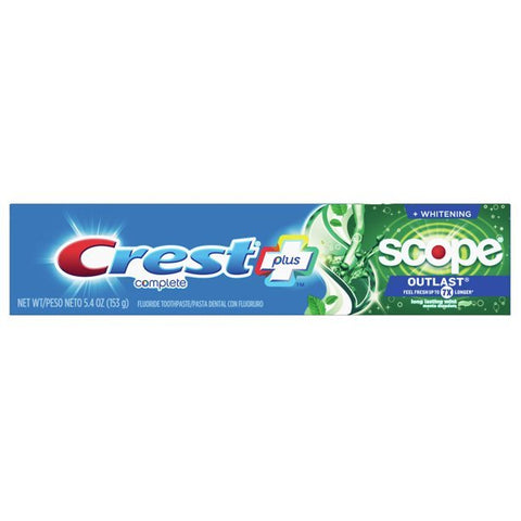 CREST TOOTHPASTE 5.4OZ - SCOPE OUTLAST - Uplift Things