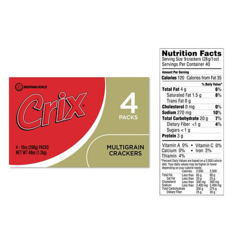 CRIX MULTIGRAIN CRACKERS BOX 1.2KG - Uplift Things