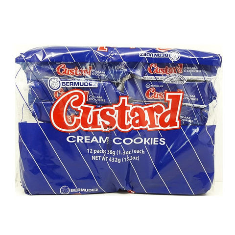 CUSTARD CREAM COOKIES 12PCKS*36G - Uplift Things