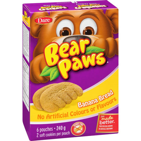 DARE BEAR PAWS 168G- BANANA BREAD - Kurt Supermarket