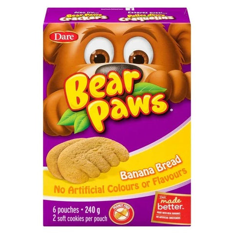 DARE BEAR PAWS 168G- BANANA BREAD - Kurt Supermarket