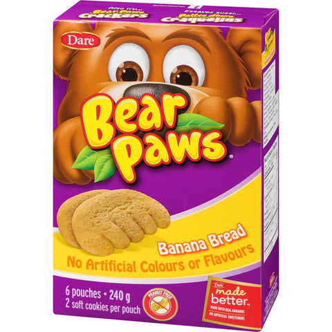 DARE BEAR PAWS 168G- BANANA BREAD - Kurt Supermarket