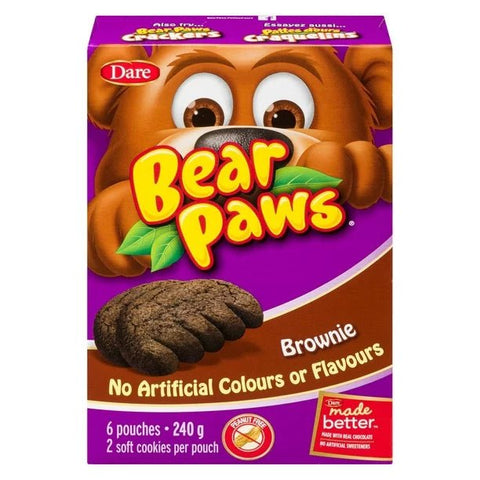 DARE BEAR PAWS 168G - BROWNIE - Kurt Supermarket