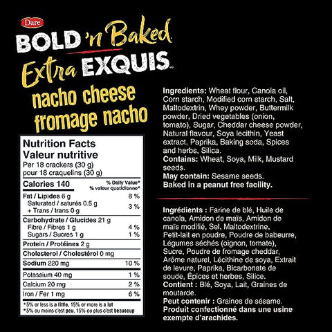 DARE BOLD 'N BAKED 150G - NACHO CHEESE - Uplift Things