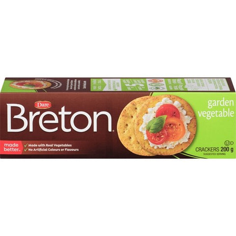 DARE BRETON CRACKERS 200G - GARDEN VEGETABLE - Uplift Things