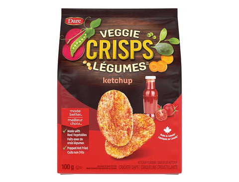 DARE VEGGIE CRISPS 100G - KETCHUP - Uplift Things