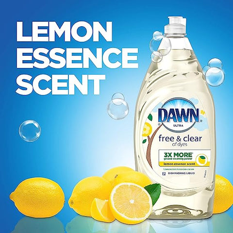 DAWN DISHWASHING LIQUID 16.2oz - LEMON ESSENCE SCENT - Uplift Things