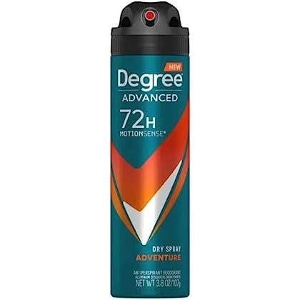 DEGREE DRY SPRAY ADVANCED 3.8OZ - ADVENTURE - Uplift Things