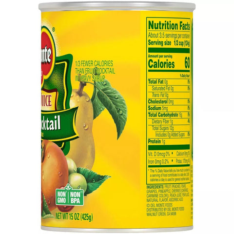 DEL MONTE FRUIT COCKTAIL 15 OZ - Uplift Things