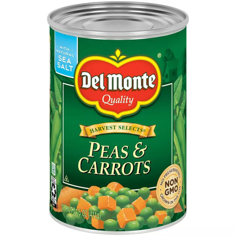 DELMONTE PEAS & CARROTS 14.5OZ - Uplift Things