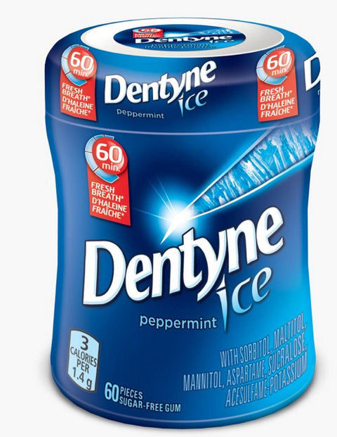 DENTYNE ICE GUM 60PCS PEPPERMINT - Uplift Things