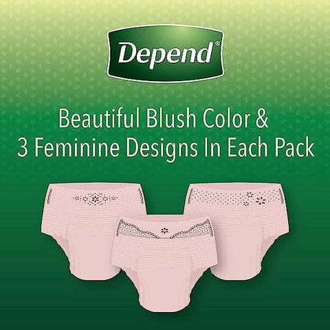 DEPEND FEMALE UNDERWEAR 19PCS - SMALL - Uplift Things