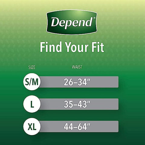 DEPEND MALE UNDERWEAR 15PCS - EXTRA LARGE - Uplift Things