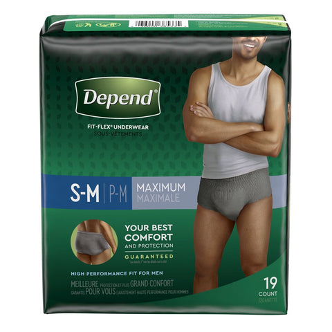 DEPEND MALE UNDERWEAR 19PCS - SMALL TO MEDIUM - Uplift Things