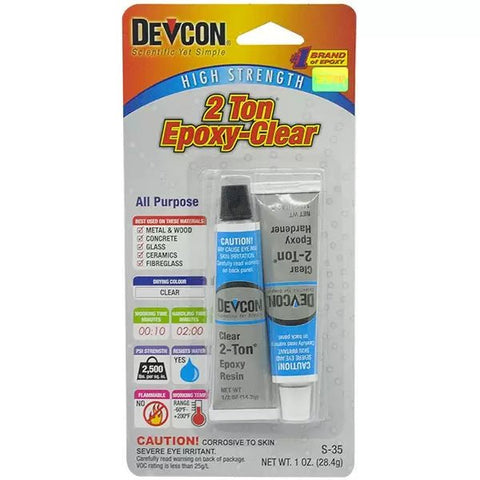 DEVCON PLASTIC STEEL EPOXY 2 OZ - Uplift Things