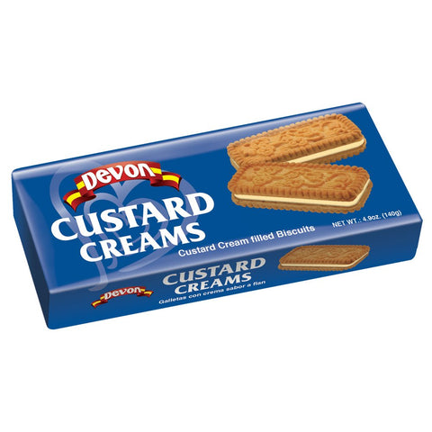 DEVON CUSTARD CREAMS BISCUITS 140G - Uplift Things