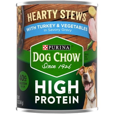 DOG CHOW HEARTY STEW 13 OZ - TURKEY & VEGETABLES - Uplift Things