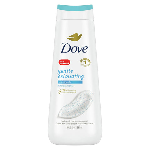 DOVE BODY WASH 20 OZ - GENTLE EXFOLIATING - Uplift Things