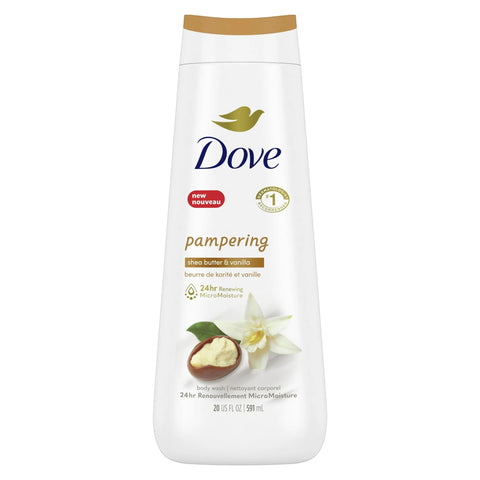 DOVE BODY WASH 20 OZ - SHEA BUTTER & VANILLA - Uplift Things