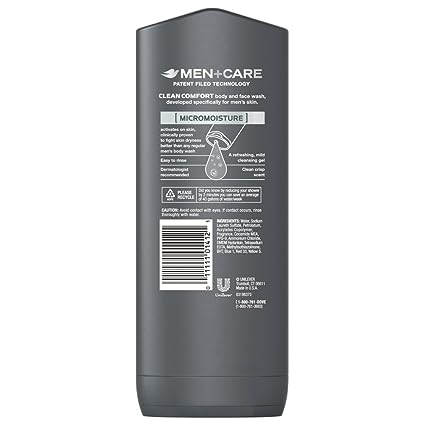 DOVE MEN BODYWASH 13.5OZ - CLEAN COMFORT - Uplift Things