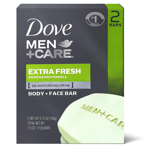 DOVE MEN SOAP 2BARS *3.75OZ - EXTRA FRESH - Uplift Things