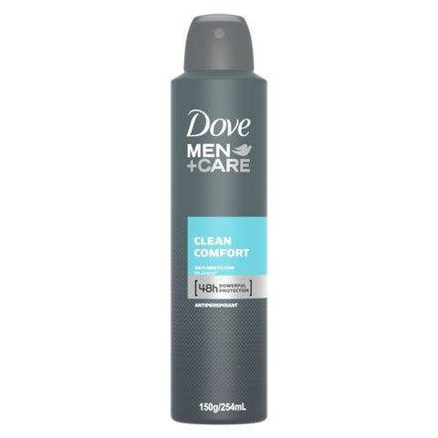 DOVE MEN SPRAY 254ML - CLEAN COMFORT - Uplift Things