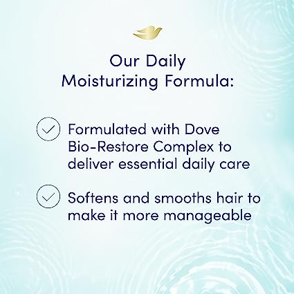 DOVE SHAMPOO 12OZ - DAILY MOISTURE - Uplift Things