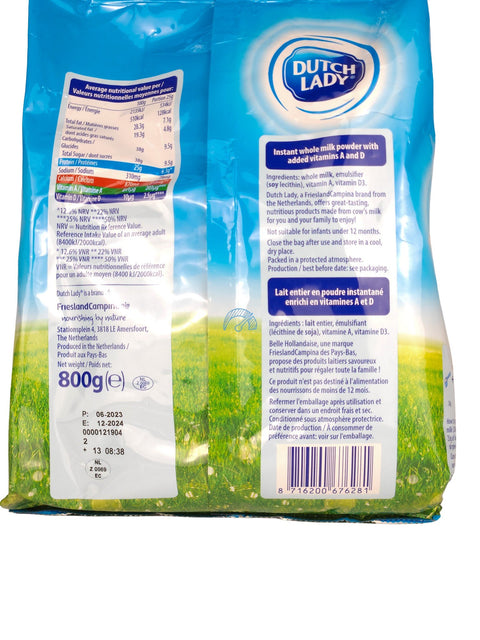 DUTCH LADY MILK POWDER 800G - Uplift Things