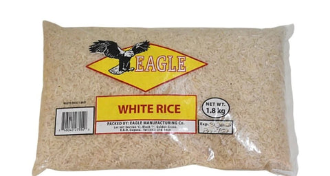 EAGLE WHITE RICE 1.8KG - Uplift Things